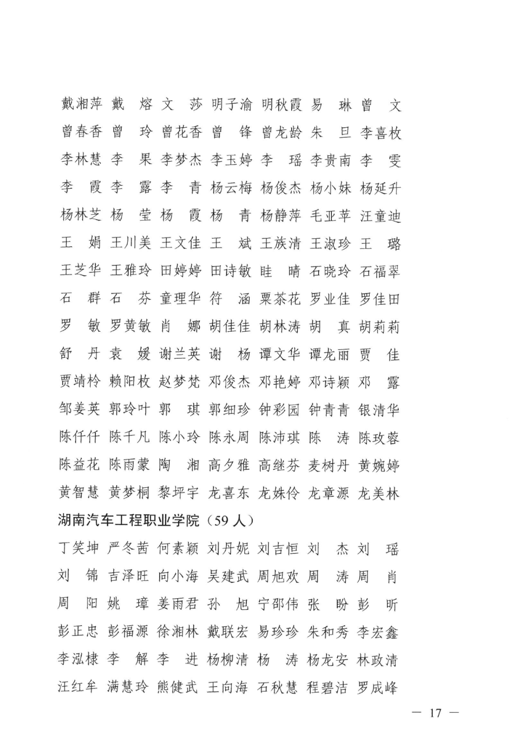 2022年湖南“專升本” 省內生源建檔立卡畢業(yè)生報考資格審核結果的公示(圖17)