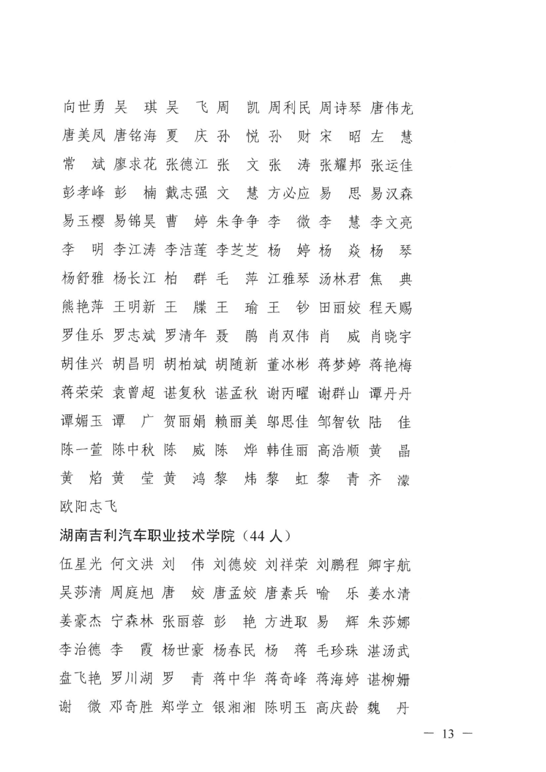 2022年湖南“專升本” 省內生源建檔立卡畢業(yè)生報考資格審核結果的公示(圖13)