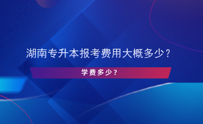 湖南專升本報(bào)考費(fèi)用大概多少？學(xué)費(fèi)多少？.png