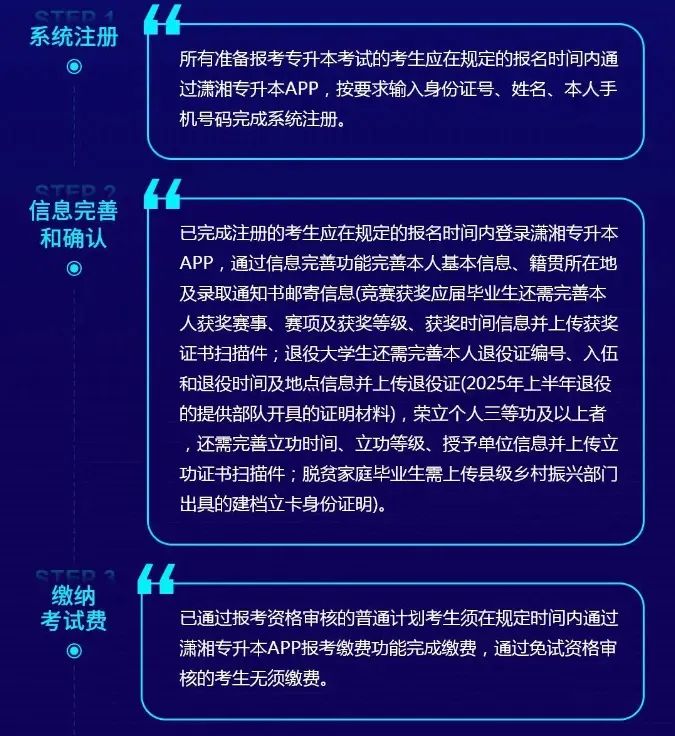 (考生APP端)湖南省普通高等學(xué)校專升本信息管理平臺系統(tǒng)操作指南