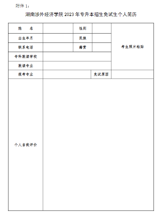 湖南涉外經(jīng)濟(jì)學(xué)院專升本